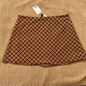 H&M Skirt - New with tags, size 10 brown & black